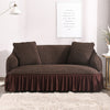 Ruffled Skirt Couch Cover Slipcover - shopcouchcovers.com
