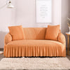 Ruffled Skirt Couch Cover Slipcover - shopcouchcovers.com