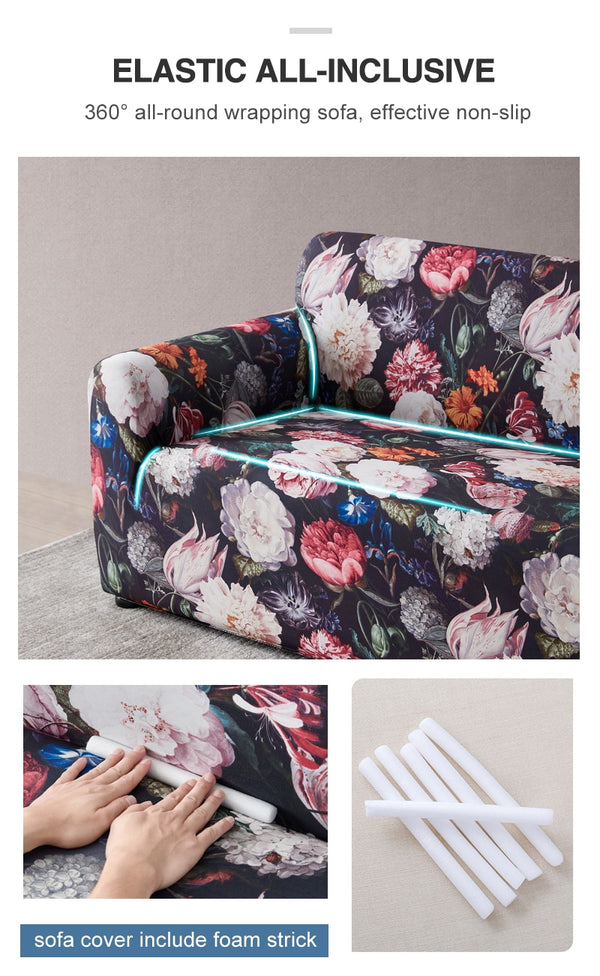 European Floral Couch Cover - shopcouchcovers.com