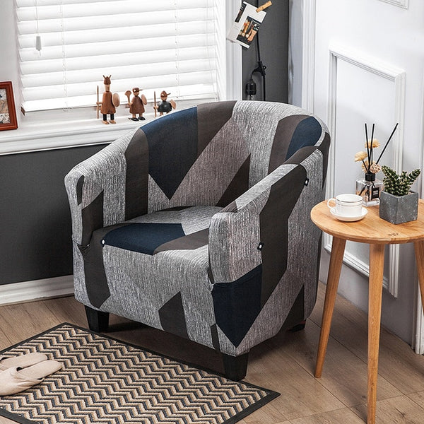 Barrel Club Tube Chair Cover - shopcouchcovers.com