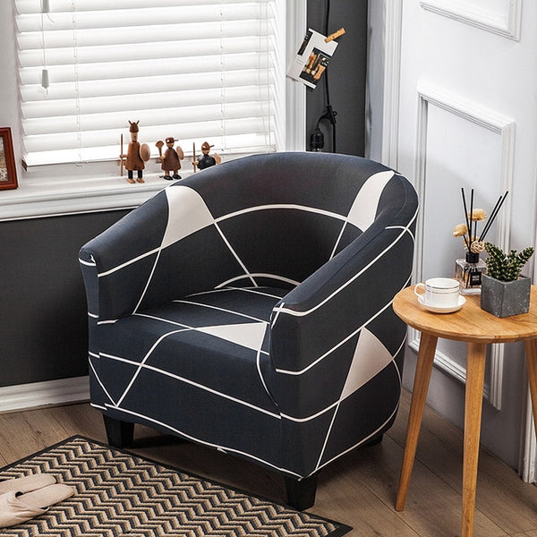 Barrel Club Tube Chair Cover - shopcouchcovers.com