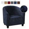 Luxury Velvet Club Tube Chair Cover - shopcouchcovers.com
