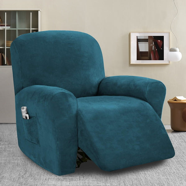 Luxury Velvet Recliner Chair Cover - shopcouchcovers.com