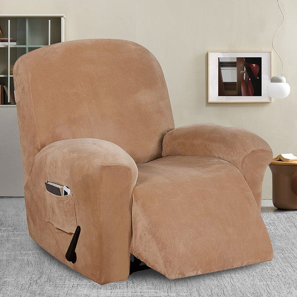 Luxury Velvet Recliner Chair Cover - shopcouchcovers.com