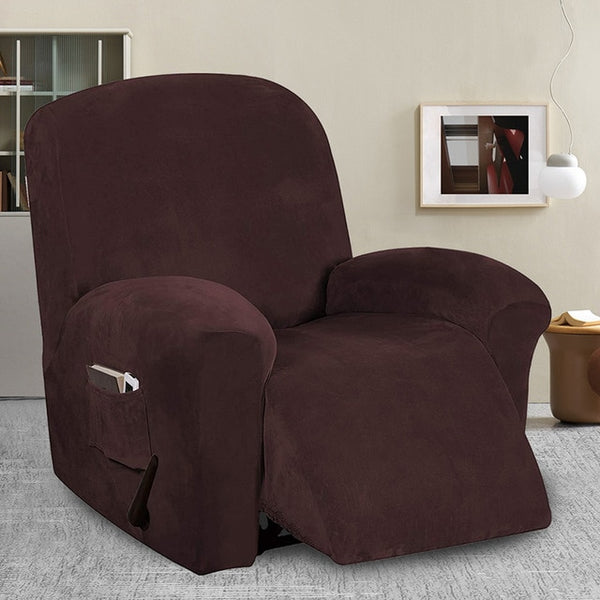 Luxury Velvet Recliner Chair Cover - shopcouchcovers.com