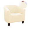 Solid Color Barrel Club Tube Chair Cover - shopcouchcovers.com