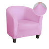Solid Color Barrel Club Tube Chair Cover - shopcouchcovers.com