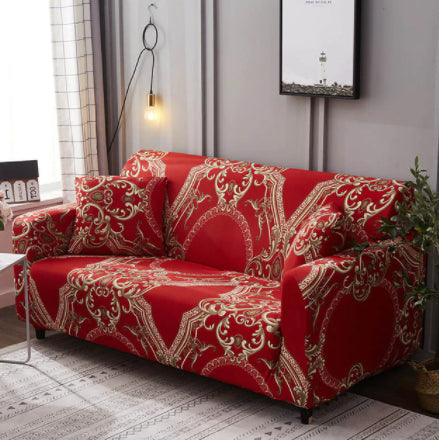 Rome Red Sofa Couch Covers Slipcover