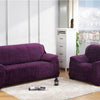 Purple Plush Couch Cover Sofa Slipcover - shopcouchcovers.com