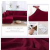 Wine Red Sectional L-Shaped Couch Cover - shopcouchcovers.com