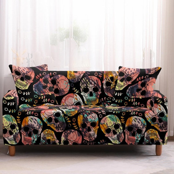 Skull Design Couch Covers - shopcouchcovers.com