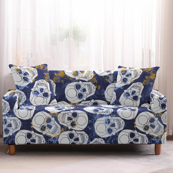 Skull Design Couch Covers - shopcouchcovers.com