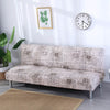 Crisscross Tan Futon Couch Cover - shopcouchcovers.com