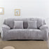 Silver Plush Couch Cover Sofa Slipcover - shopcouchcovers.com