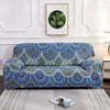 Leda Blue Boho Style Couch Cover - shopcouchcovers.com