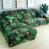 Forest Green L-Shaped Sectional Couch Cover - shopcouchcovers.com