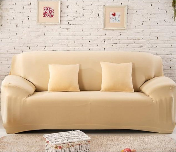Beige Sofa Couch Cover Slipcovers - shopcouchcovers.com