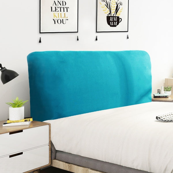 Solid Color Elastic Bedhead Headboard Covers - shopcouchcovers.com