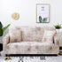 Crisscross Beige Sofa Couch Cover Slipcover - shopcouchcovers.com