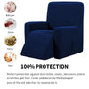 Royal Blue Recliner Chair Cover - shopcouchcovers.com