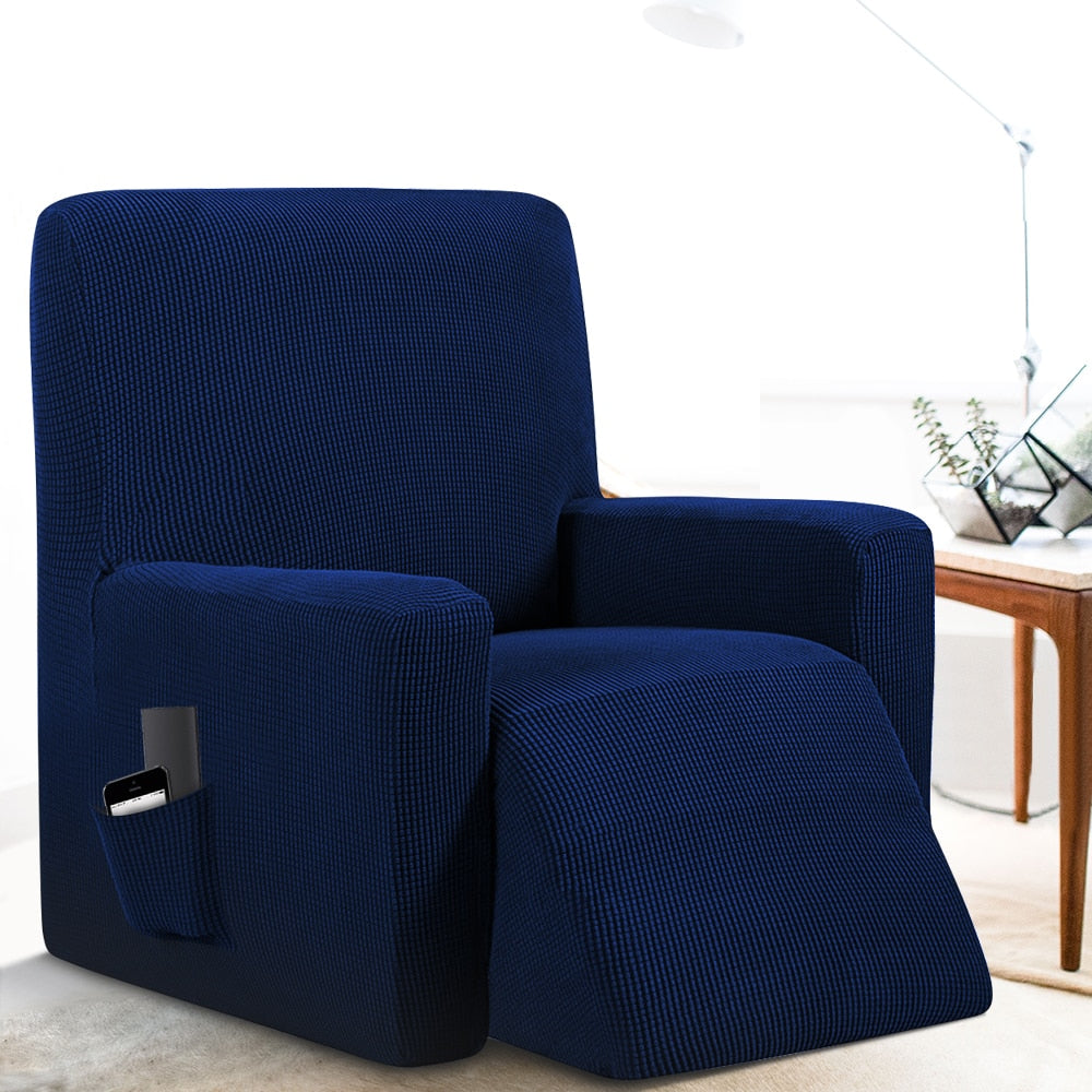Royal Blue Recliner Chair Cover