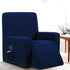Royal Blue Recliner Chair Cover - shopcouchcovers.com