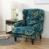 Bonica Blume Wingback Chair Cover Slipcover - shopcouchcovers.com