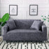 Charcoal Marble Sofa Couch Cover - shopcouchcovers.com