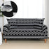 Black Tribal Waterproof Couch Cover - shopcouchcovers.com