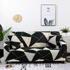 Geometric Green Marble Couch Cover Slipcover - shopcouchcovers.com