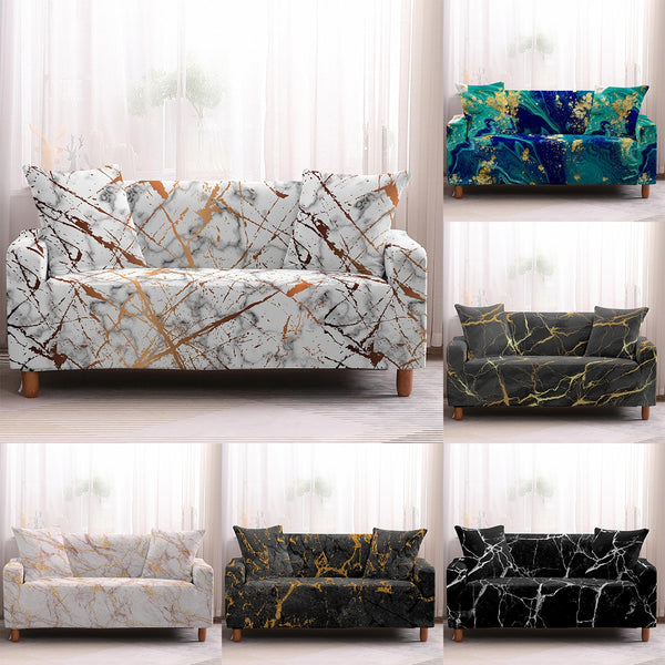 Marble Pattern Couch Covers Slipcovers - shopcouchcovers.com