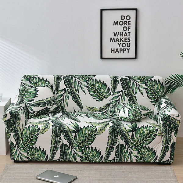 Green Leaf Couch Cover - shopcouchcovers.com