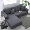 Manhattan Charcoal Sectional L-shaped Couch Cover - shopcouchcovers.com