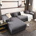 Broadway Charcoal Sectional L-Shaped Couch Cover - shopcouchcovers.com