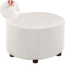 Round Ottoman Cover Slipcovers - shopcouchcovers.com