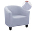 Solid Color Barrel Club Tube Chair Cover - shopcouchcovers.com